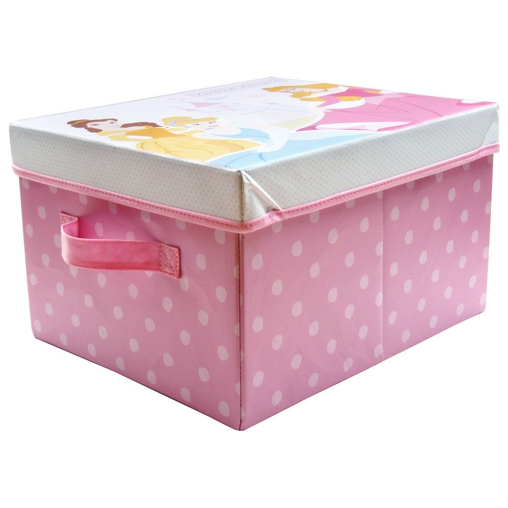 disney princess large storage box approximate dimensions 34cm x 29cm x 