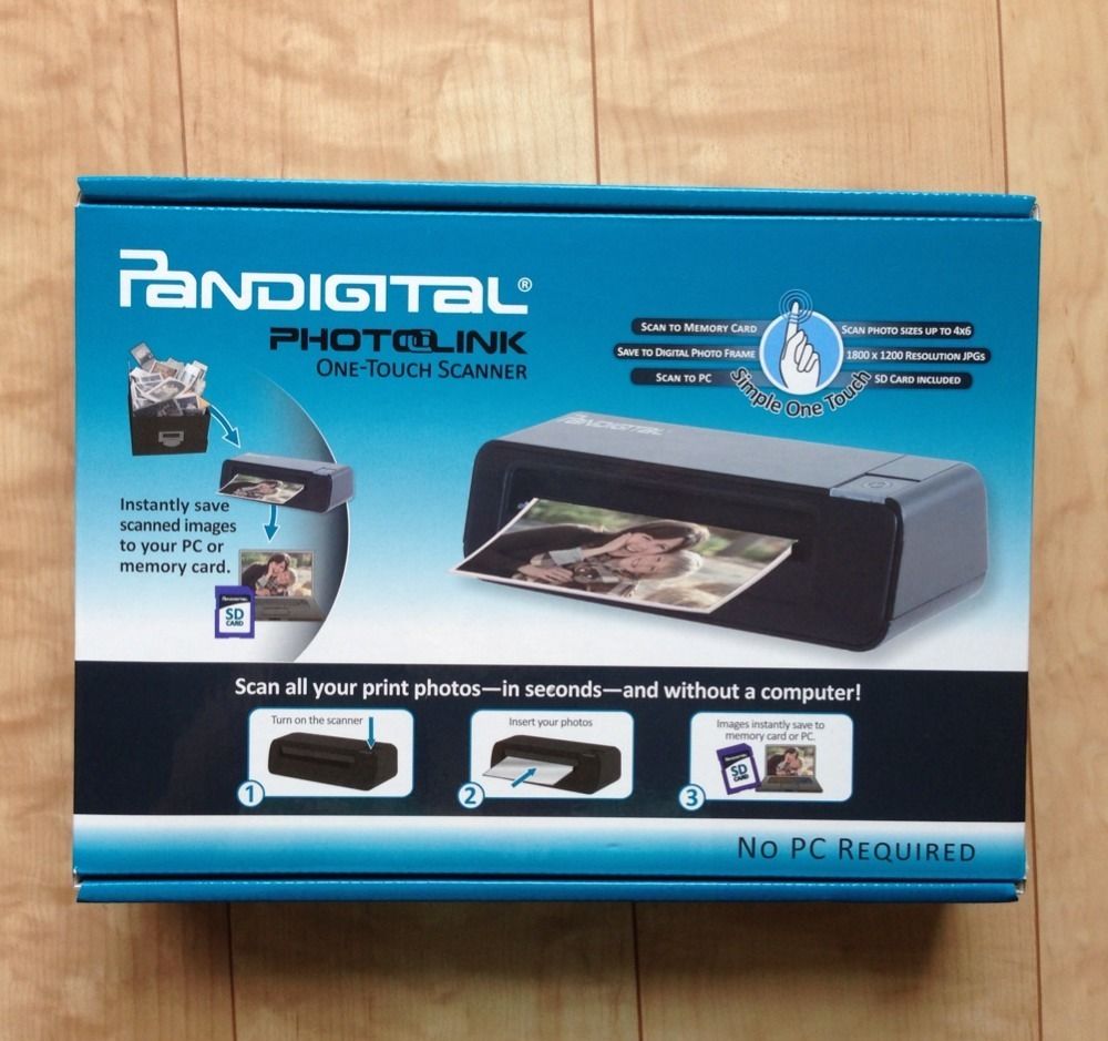 Pandigital Photolink One Touch Scanner PANSCN05 Photo Scanner