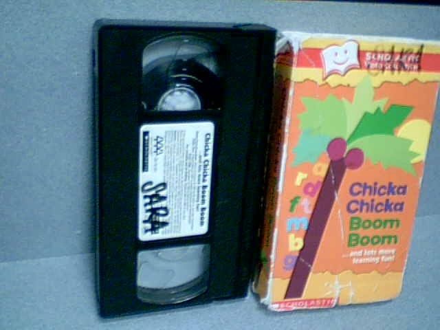 Scholastic Chicka Chicka Boom Boom VHS Tape Used Work Wear on PopScreen