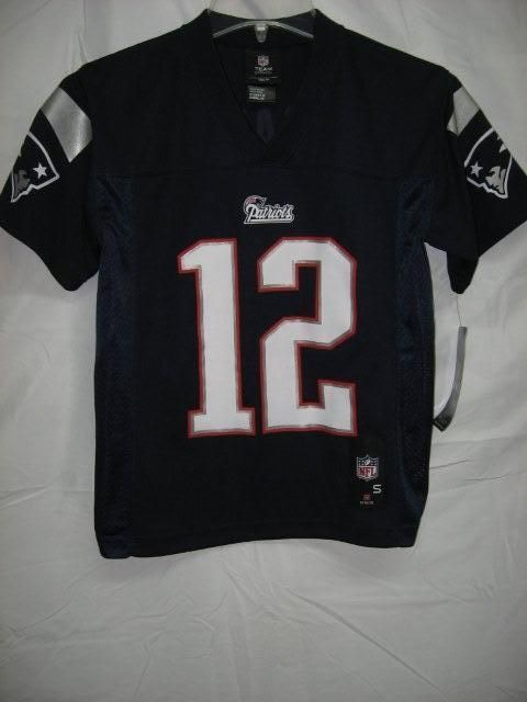 Tom Brady New England Patriots Navy 2012 13 NFL Youth Jersey Medium 10 