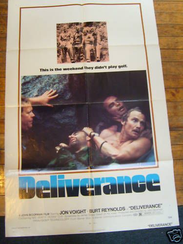 JOHN BOORMAN DELIVERANCE ORIGINAL MOVIE POSTER