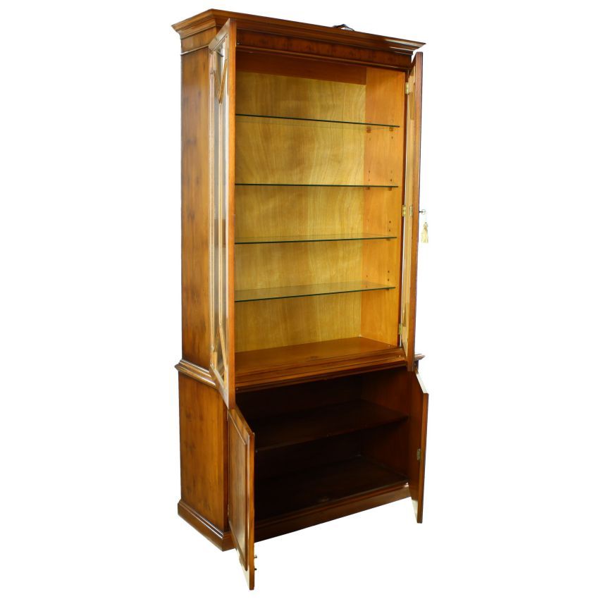 Rackstraw Georgian Revival Bookcase Display Cabinet. Free Mainland UK 