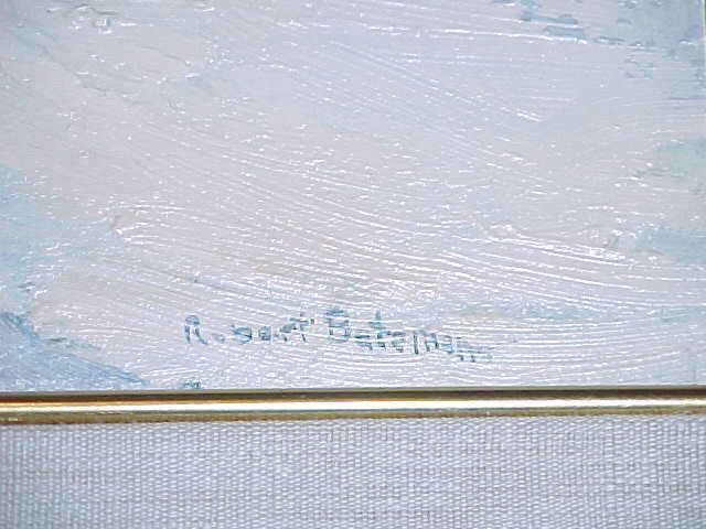Robert Bateman Lake Boshjung Painting with Bateman COA