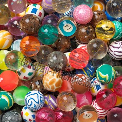 250 27mm Premium Mix Bouncy Balls for Vending Machines