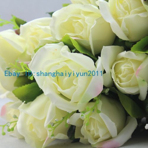 PCS Silk Roses Bouquets 27 Buds Artificial Flowers Home Decoration 