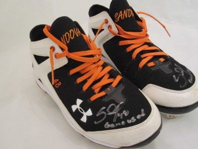 Pablo Sandoval Signed Game Cleats Under Armor Giants PSA DNA ITP 