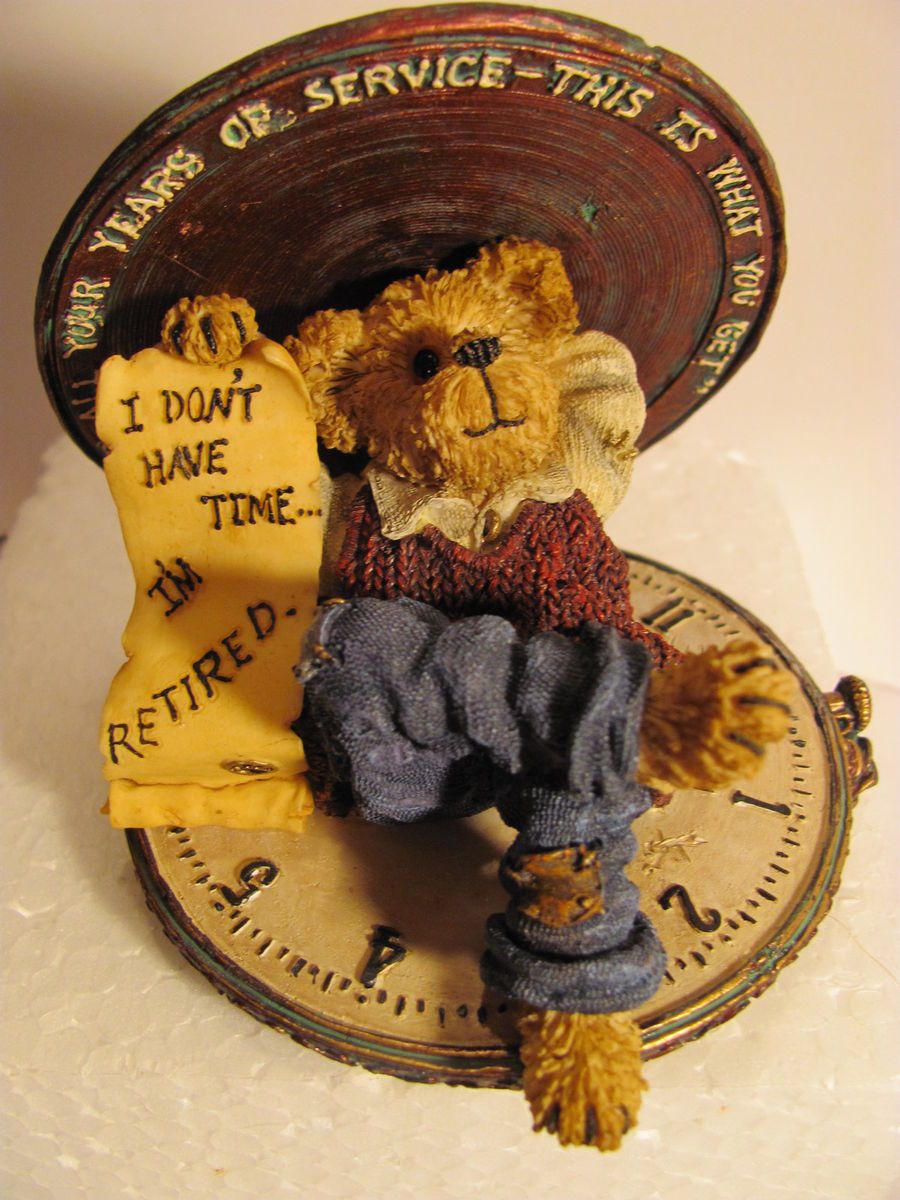 Boyds Bears Hardley Hasslefree Retired Bear