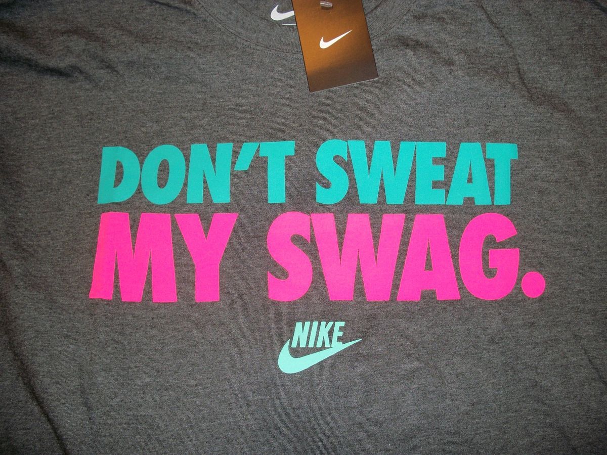    THE REAL T SHIRT DONT SWEAT MY SWAG XL SOUTH BEACH LEBRON MIAMI VICE