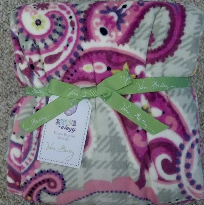 Vera Bradley Throw Blanket Reg $49