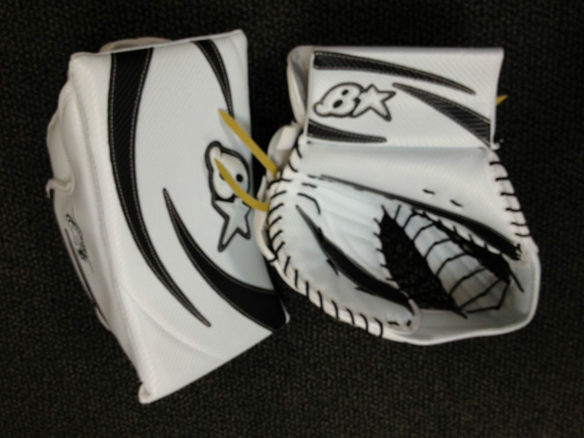 Brians Zero G glove and blocker