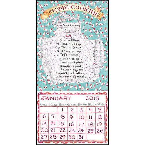 Susan Branch 2013 Mini Magnetic Mount Wall Calendar