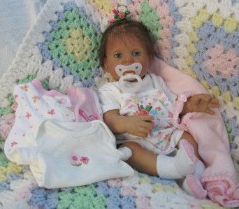 Reborn Preemie Baby Girl Blinkin Anatomically Correct Full Vinyl Body 