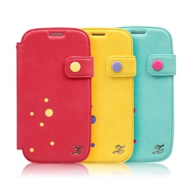   Galaxy S3 i9300 3G Leather Case Pastel Brogue Diary ZENUS