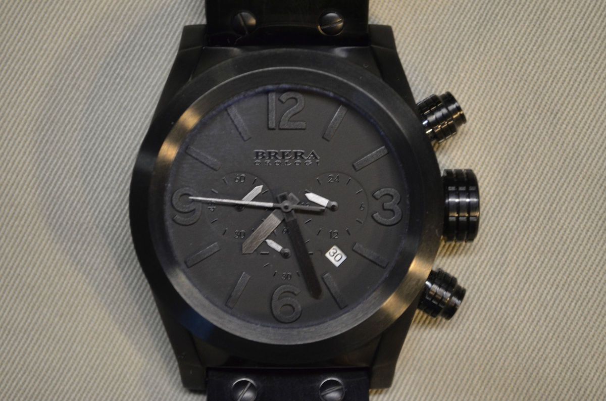  Men's Brera Orologi Watch Black