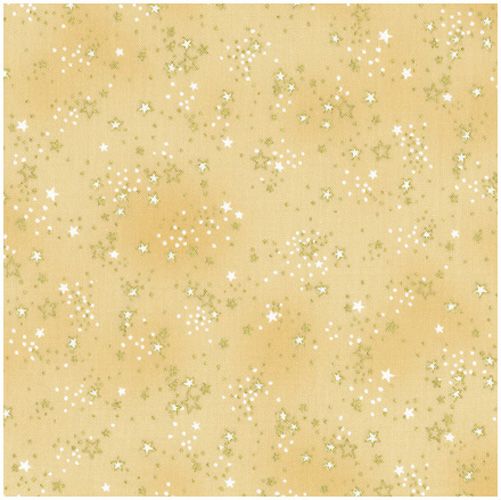 Fabric Enjoy Christmas by Stof Fabrics Star Dot on Beige