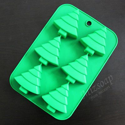 mizsoap] silicone soap mold / pine tree / christmas / making supplies 