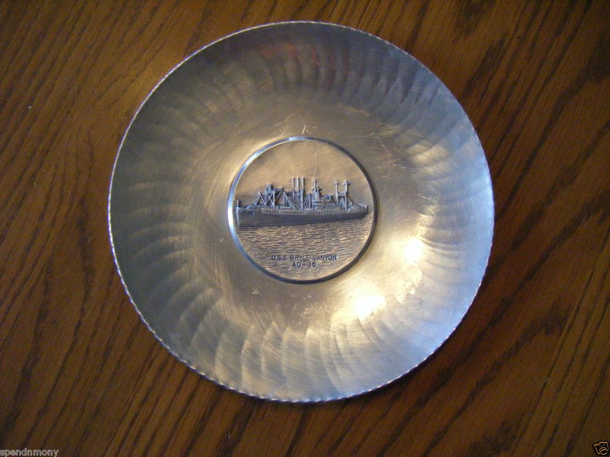 Aluminum USS Bryce Canyon AD 36 Plate Alpha Switzerland maker