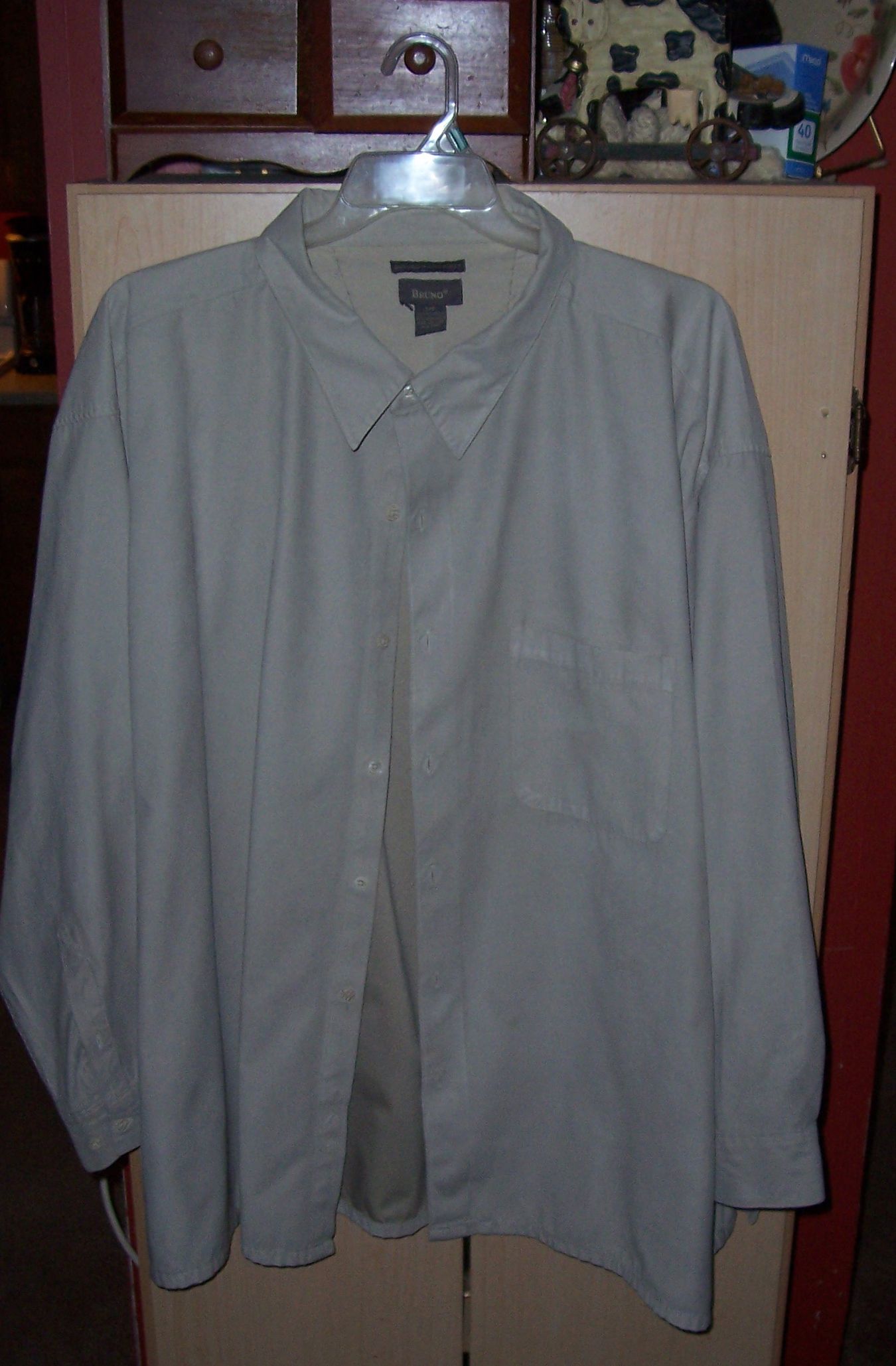 Bruna 5x button up mens shirt one button is missing fell off in washer 