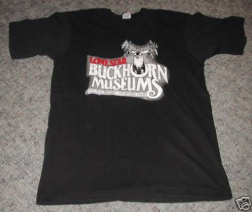 Lone Star Beer TX Buckhorn Museum T Shirt Medium Nice