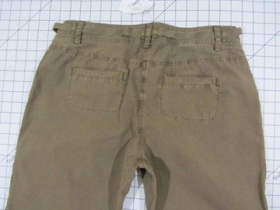 NWT J CREW 10 CHINO BROKEN IN WOMENS CAPRI PANTS CLASSIC TWILL KHAKI 