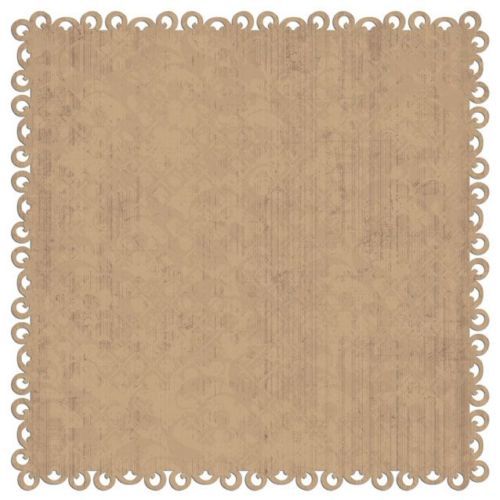 Kraft Tan Brown 12 Die Cut Doily Scrapbook Paper