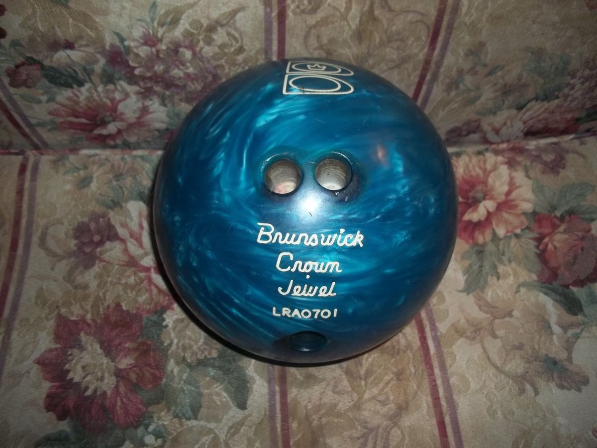 BRUNSWICK CROWN JEWEL BOWLING BALL LRA0701 12 lbs 3 4 oz NICE