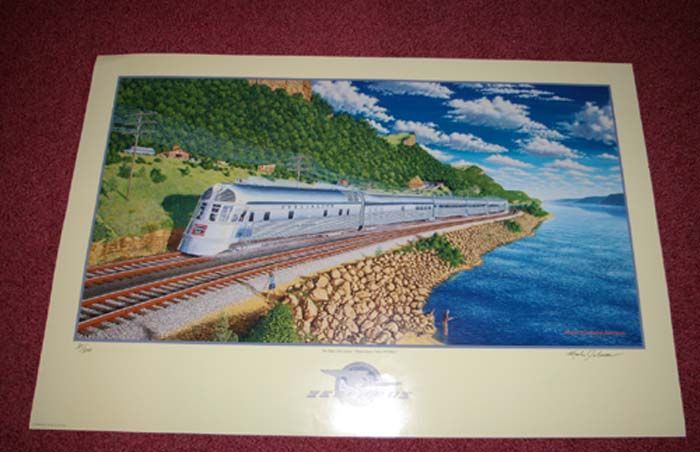 Nice Burlington Route Poster Print Titled Zephyrus The Twin Cities 