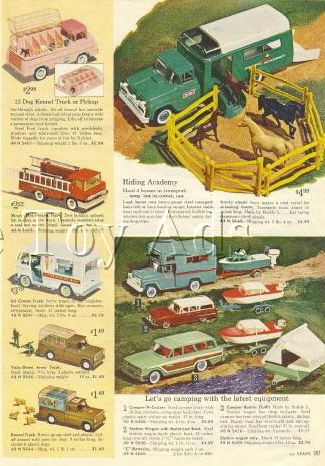 1964 Buddy L camper Boat Sets Riding Academy Ad