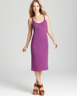 California New Purple Scoop Neck Tank Casual Dress s BHFO