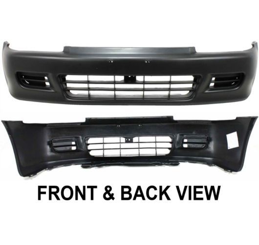 New Bumper Cover Front Primered Coupe Honda Civic 95 94 93 92 Auto 