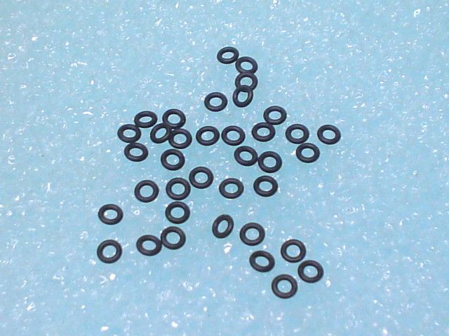 Lot of 31 H1X2 Buna 70 Metric 4mm OD x 2mm ID x 1mm O Rings