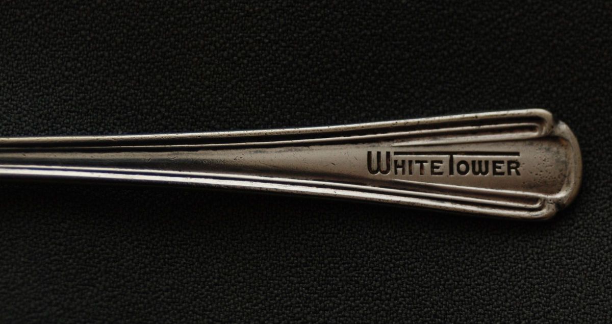 Early White Tower Restaurant Silver Plate Spoon Victor Co 1920s 30s 