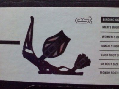 Brand New Burton CO2 Est Men M US 8 11 Snowboard Bindings Retails for 