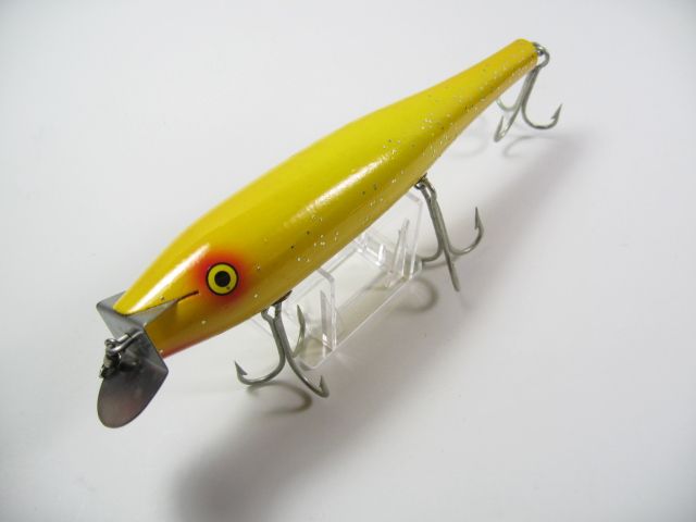 Vintage Stan Gibbs Saltwater Wood Striper Surf Fishing Lure