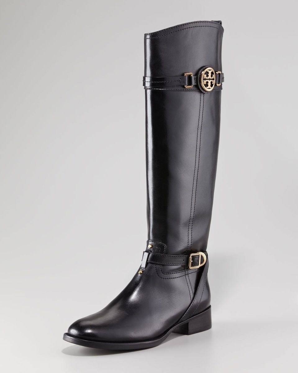 Tory Burch Calista Flat Riding Boot 8 5