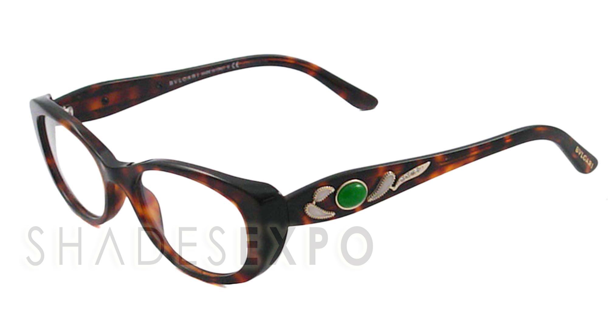 NEW Bvlgari Eyeglasses BV 4057B HAVANA 851 BV4057 50MM AUTH