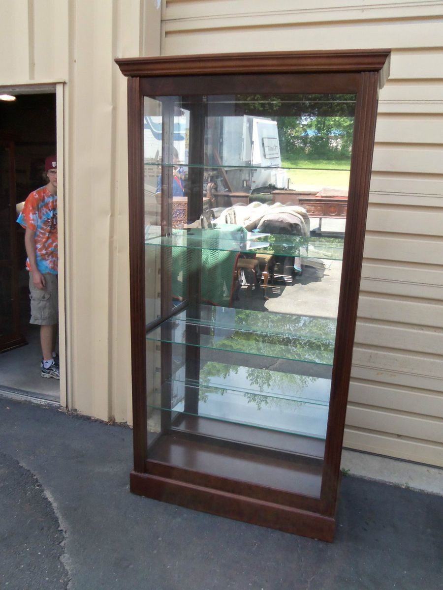 50408 Pulaski Sliding Door Curio Cabinet 20113