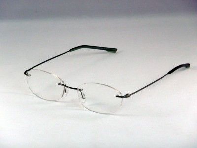 New Calvin Klein 535 08 Titanium Eyeglass Frame Rimless