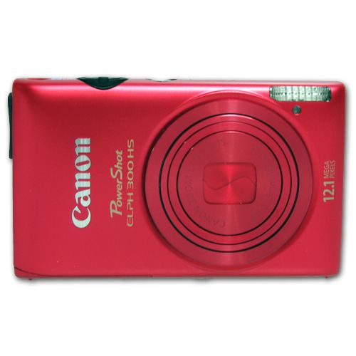 Canon PowerShot 300 HS Digital ELPH Camera Red 013803133592