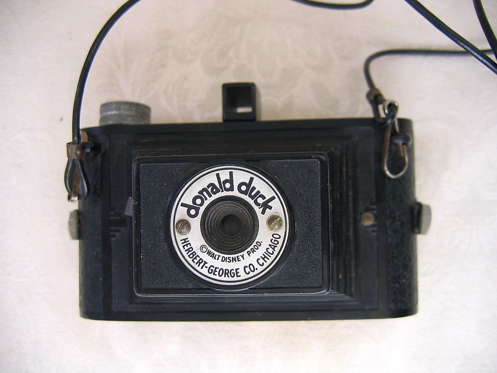 Donald Duck Camera Real Camera Circa 1930s 1940s