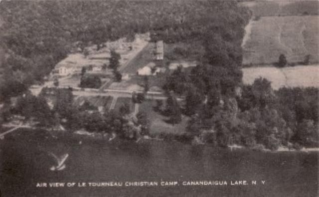 Air View Le Tourneau Christian Camp Canadaigua Lake NY