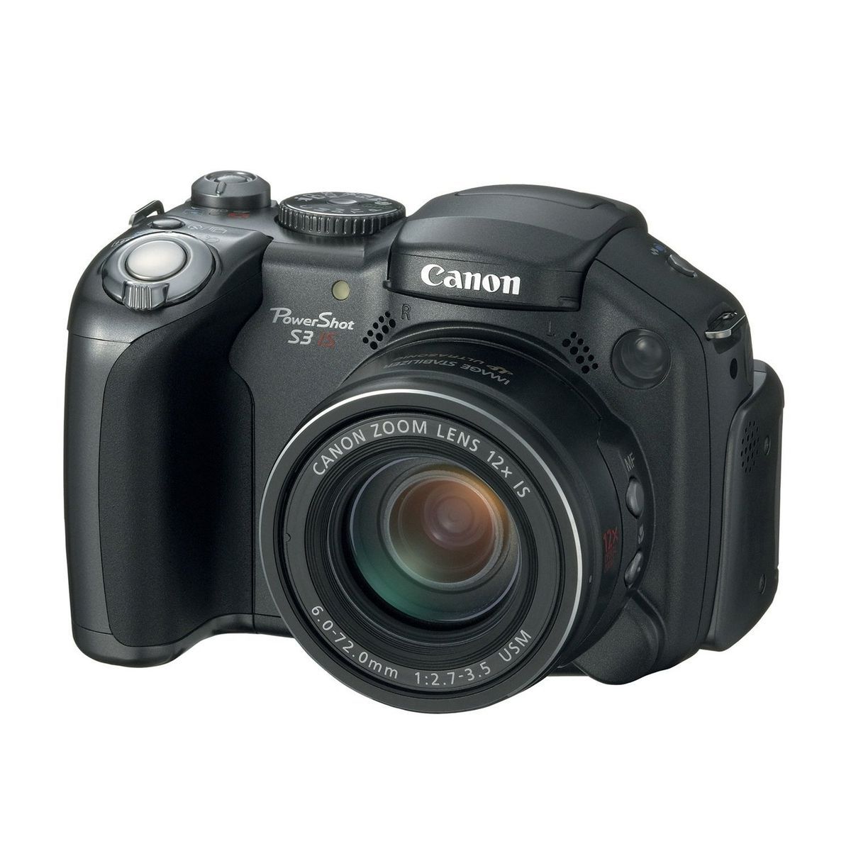 Canon PowerShot S3 Is Digital Camera Black 
