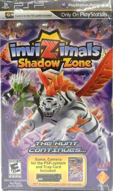 Invizimals Shadow Zone Camera Trap Card Bundle PlayStation Portable 