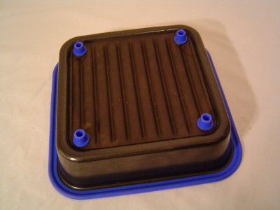 Prepology Microwave Grill Pan w/ Insert & Silicone Lid Blue