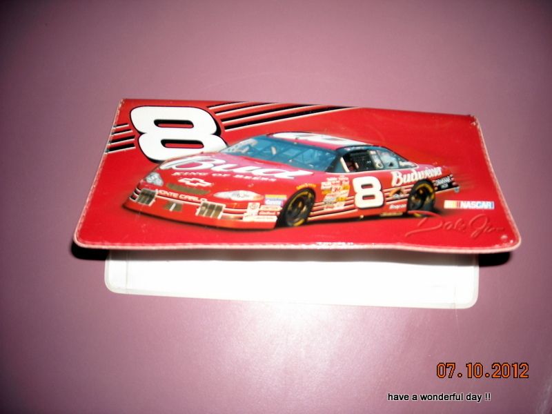 NASCAR Dale Earnhartd Jr Chevrolet Monte Carlo 8 Car Check Book Cover 