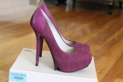 NIB~Camilla Skovgaard~Saw 1 Pumps~Purple~Suede/leather~39~$550 **SOLD 