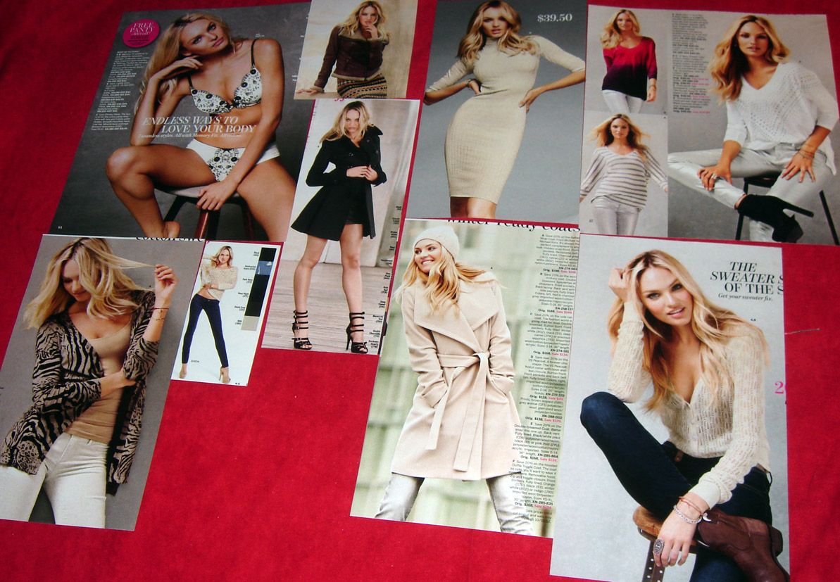 75 Piece Candice Swanepoel Clippings Victorias Secret Supermodel