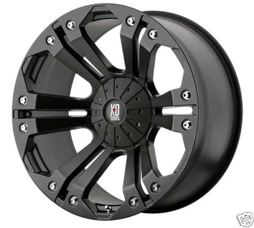   XD778 Monster Black Offroad Truck Rims Wheels Nitto Tires