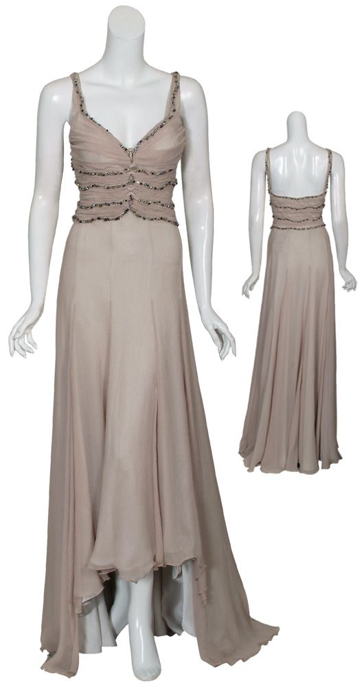 Carlos Miele Elegant Silk Eve Gown Dress $3775 42 8 New