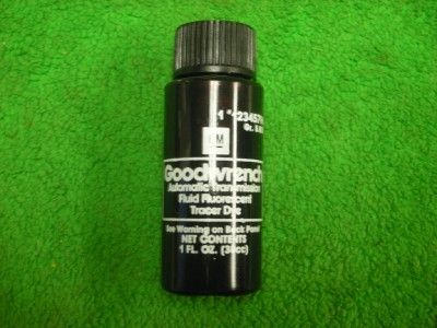 GM Transmission Fluid Fluorescent Tracer Dye 12345796